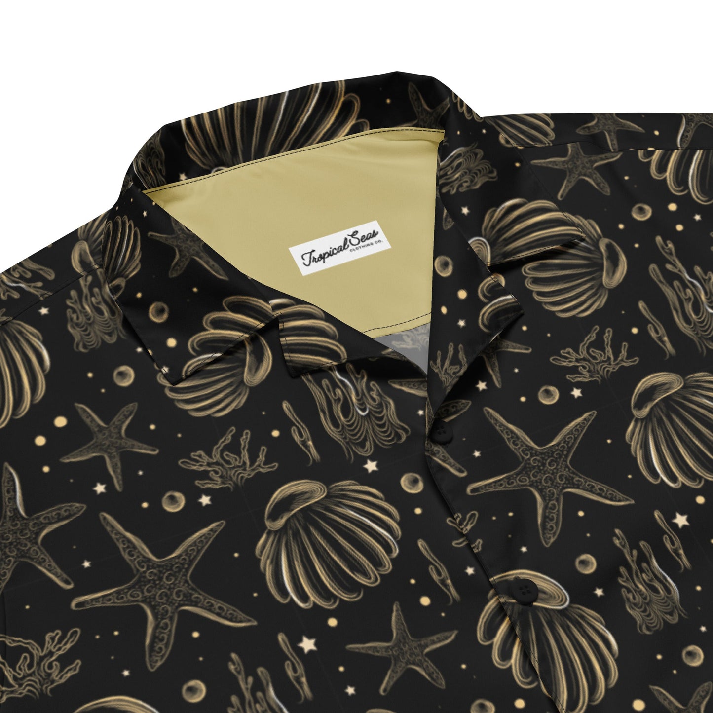 Golden Tides Hawaiian Shirt - Coastal Summer