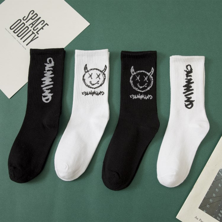Fiendish Cotton Sports Socks (2-Pack)