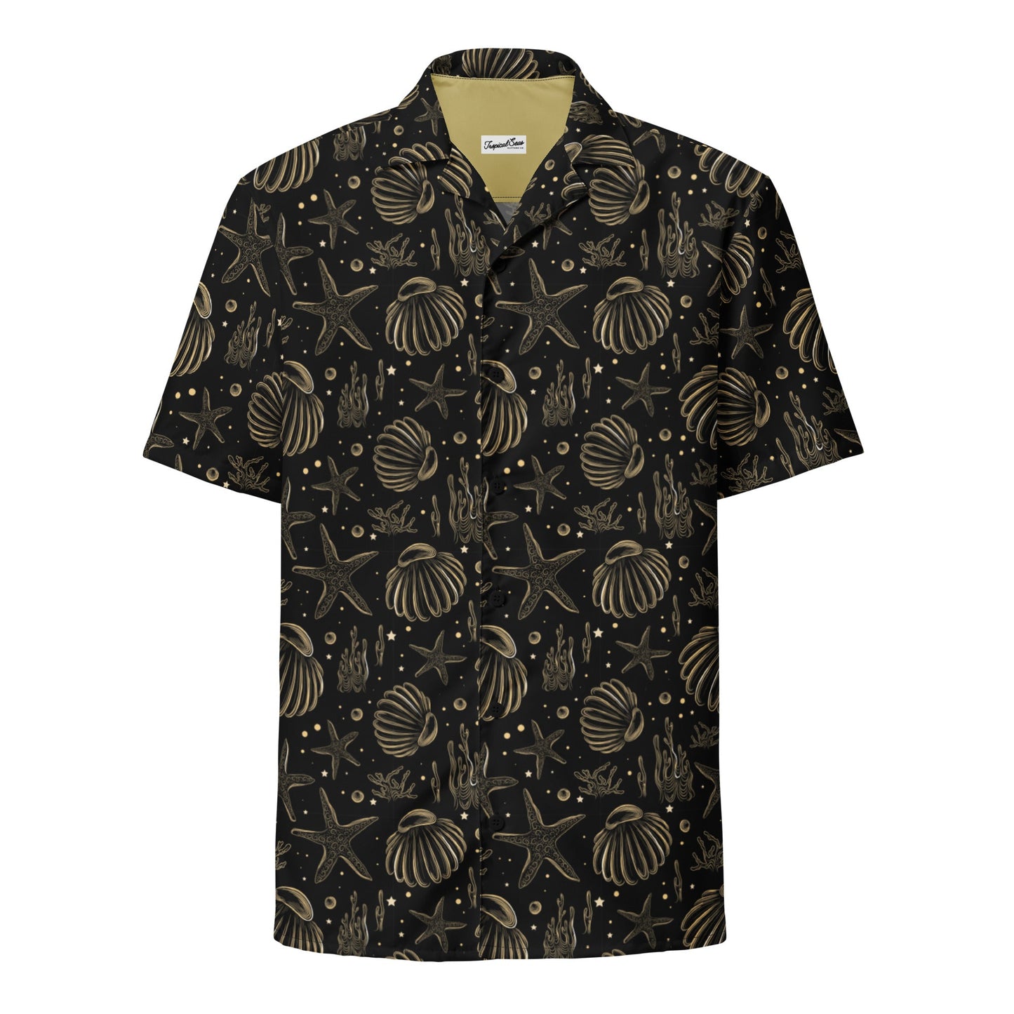 Golden Tides Hawaiian Shirt - Coastal Summer