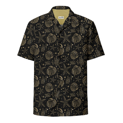 Golden Tides Hawaiian Shirt - Coastal Summer