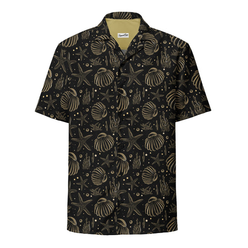 Golden Tides Hawaiian Shirt - Coastal Summer