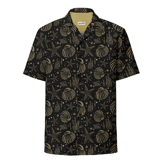 Golden Tides Hawaiian Shirt - Coastal Summer