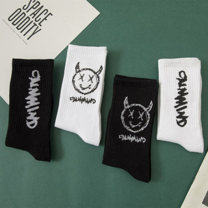 Fiendish Cotton Sports Socks (2-Pack)
